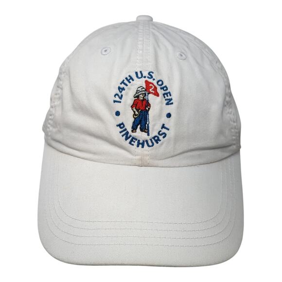 124th U.S. Open Pinehurst Strapback Hat White One Size Ahead Lightweight - Picture 1 of 10